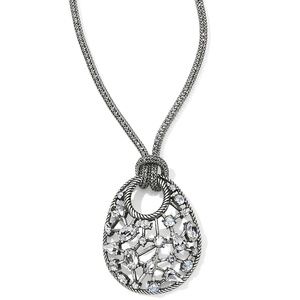 NWT Brighton One Love Clear Crystals Necklace
